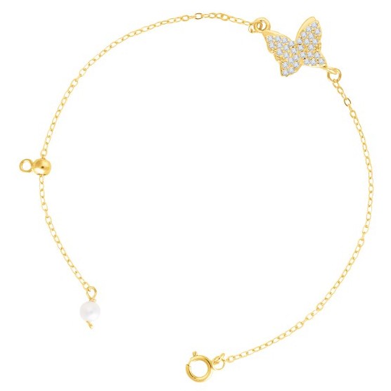 Dear Me - Skyla Bracelet (Sterling Silver & 14K Gold Plating) Gelang