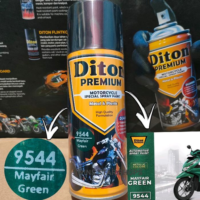 Diton Preum Pilox Pilok Semt Mayfair Green 9544 Hijau Tua Hijau Botol Metalik 400cc Spray Paint