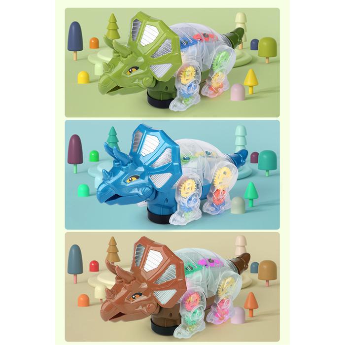 terbaru  happytoys.888 #b82 mainan dinosaurus gear / mainan triceratops gear / mainan