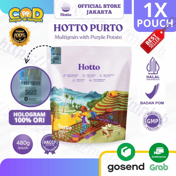 

!! Hotto Purto Pouch (16 sachet) Multigrain with Purple Potato
