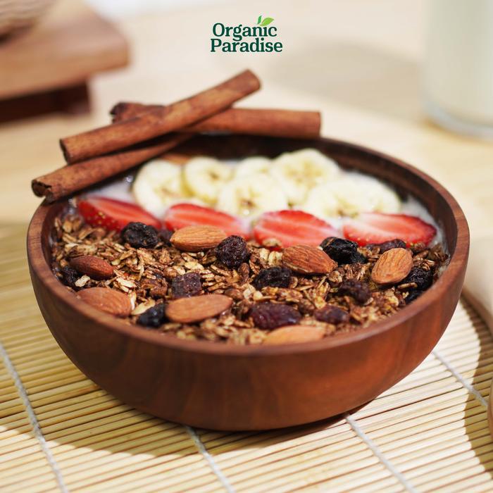 

Granola Cinnamon Special Kemasan Toples / Sereal Granola rasa Cinnamon Special Organic Paradise
