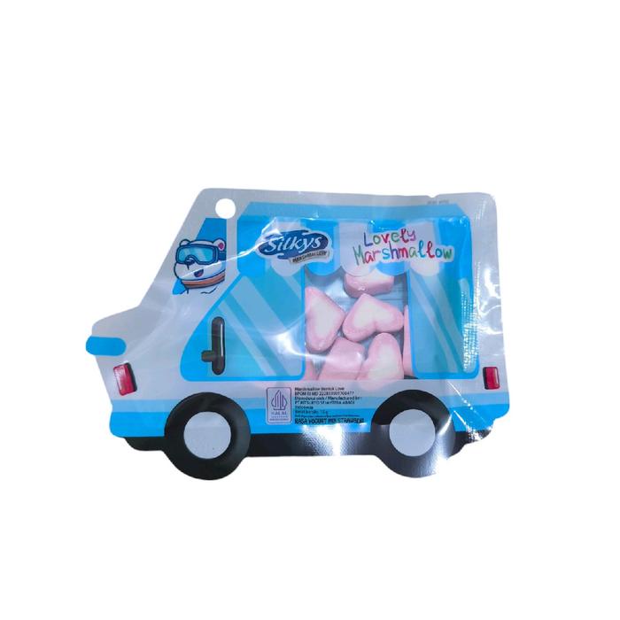 

Paket Marshmallow Berkarakter Silky's Bravo Isi 30 Pcs MIX - Manis