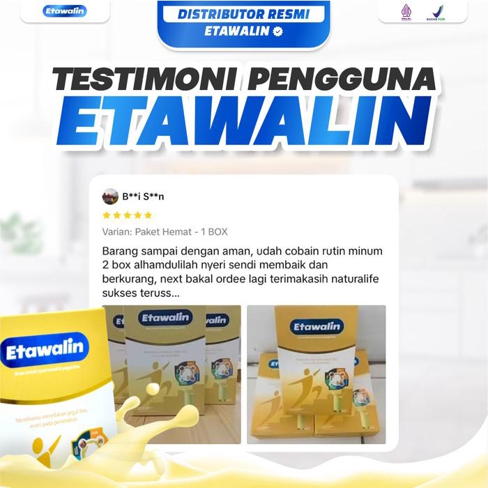 

ETAWALIN PAKET 4 BOX ASLI & BPOM ORIGINAL RESMI Minuman Susu Bubuk Kambing Etawa Dengan Bahan Rempah