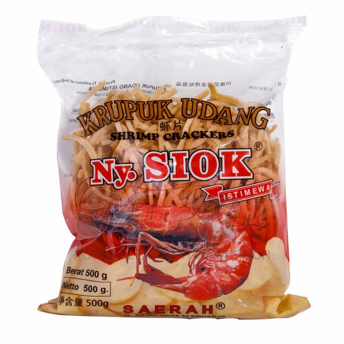 

Krupuk udang Ny.Siok Stick ( ready )