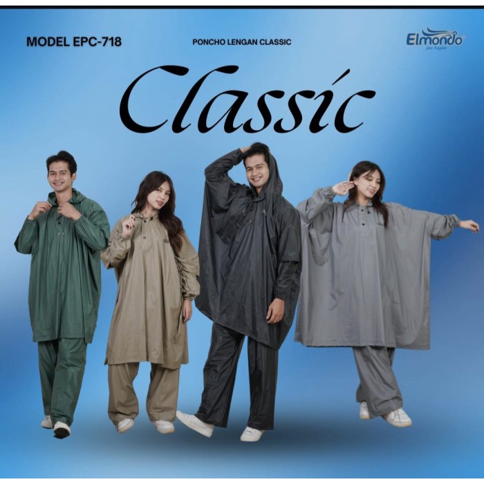 Elmondo Jas Hujan Setelan - ELMONDO-718 CLASSIC