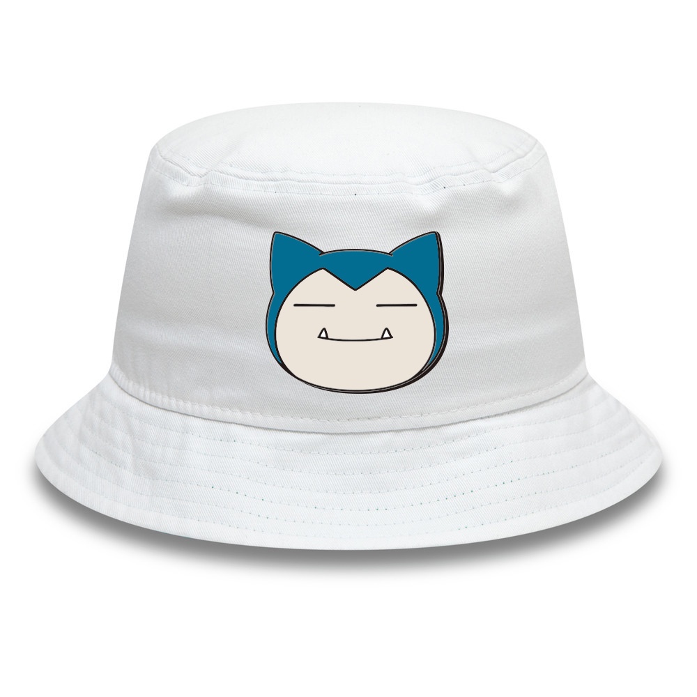 Topi Bucket Pokemon Snorlax Head Cute Funny