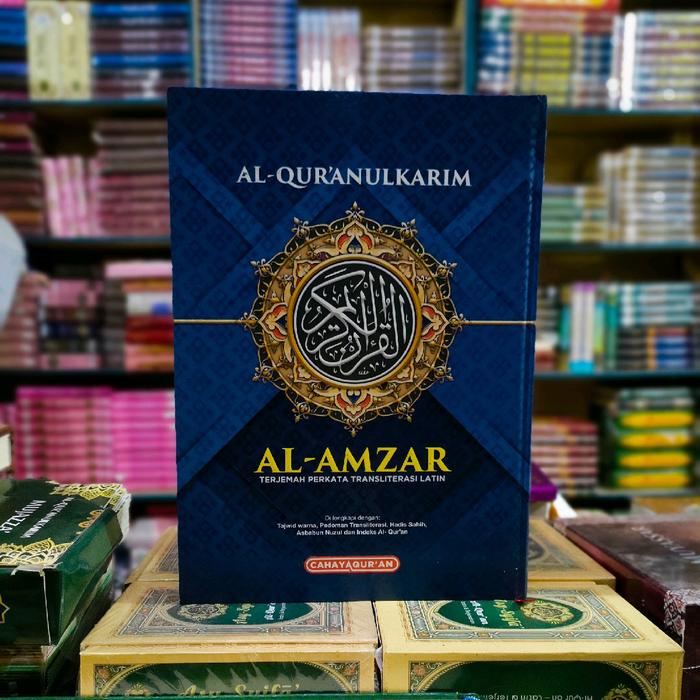 

Barang Terlaris Bisa Cod Al Quran Al Amzar Tajwid Perkata A4 Hard Cover Quran Latin Terjemah Perkata