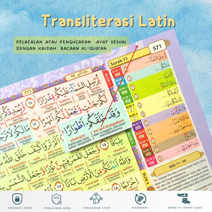 

Produk Viral Paket Bundling Quran Nadira A4 + Juz Amma Bisa Custom Nama 8 Blok Warna Fitur Lengkap