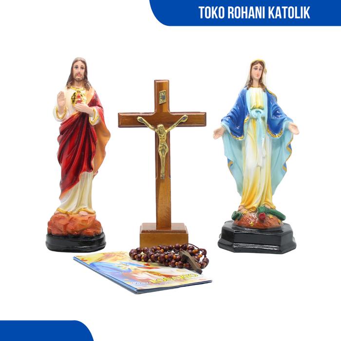 

Ready Stock Set Doa Katolik 25 Cm / Paket Doa Katolik / Paket Misa Online / Perlengkapan Doa Katolik