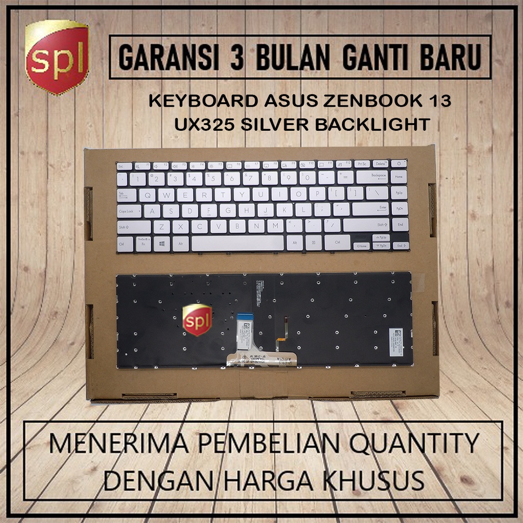 Keyboard Asus Zenbook 13 ux325 Silver Backlite