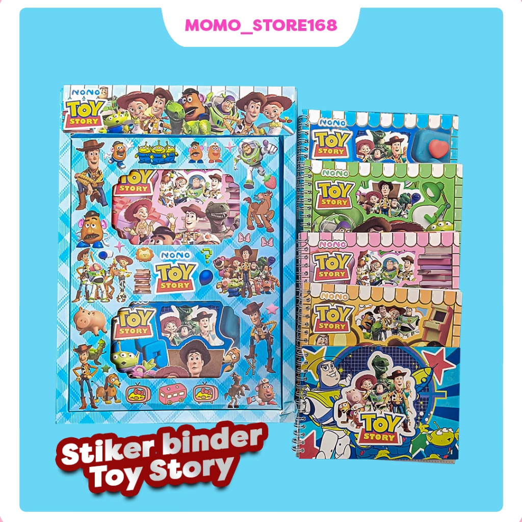 

Bergaransi Stiker Binder Aesthetic Toy Story Stiker Book Buku Binder Toy Story