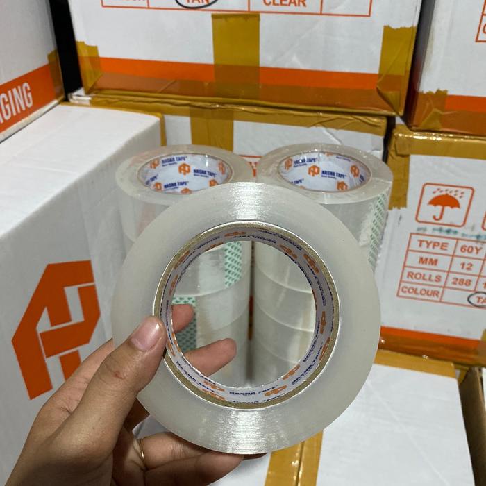 

Lakban 200 Yard x 45 mm (Per slop/6 pcs) lakban tebal isolasi 2 inch