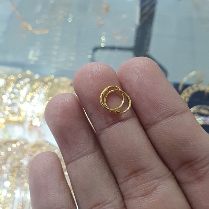 Anting Bayi Kenip Emas Tua 700