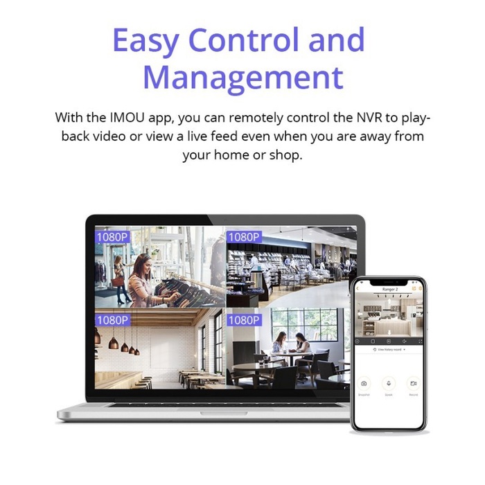 imou 8-annel Wireless NVR Recorder - NVR1108HS