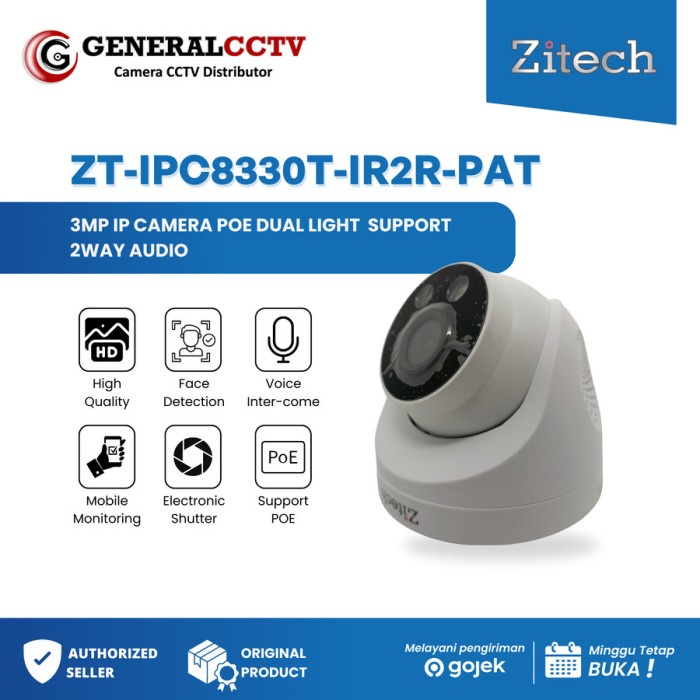 IP Camera Indoor 2 MP Support Poe Support Onvif