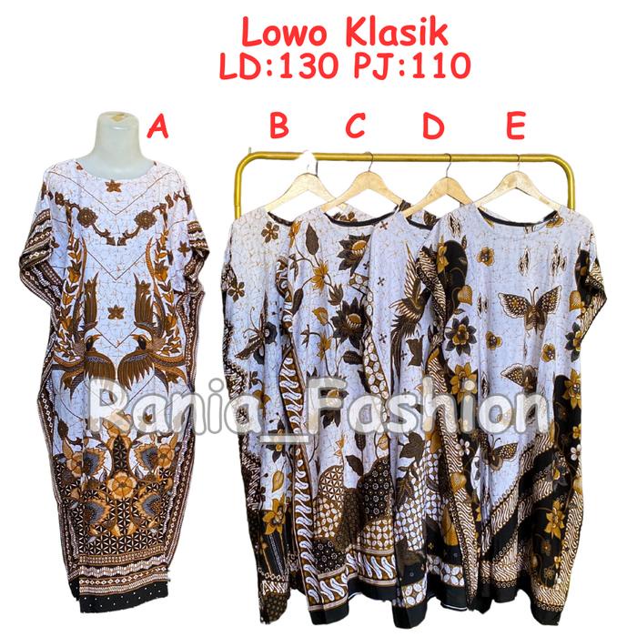 Daster Rania Fashion Motif Lowo Klasik Viral