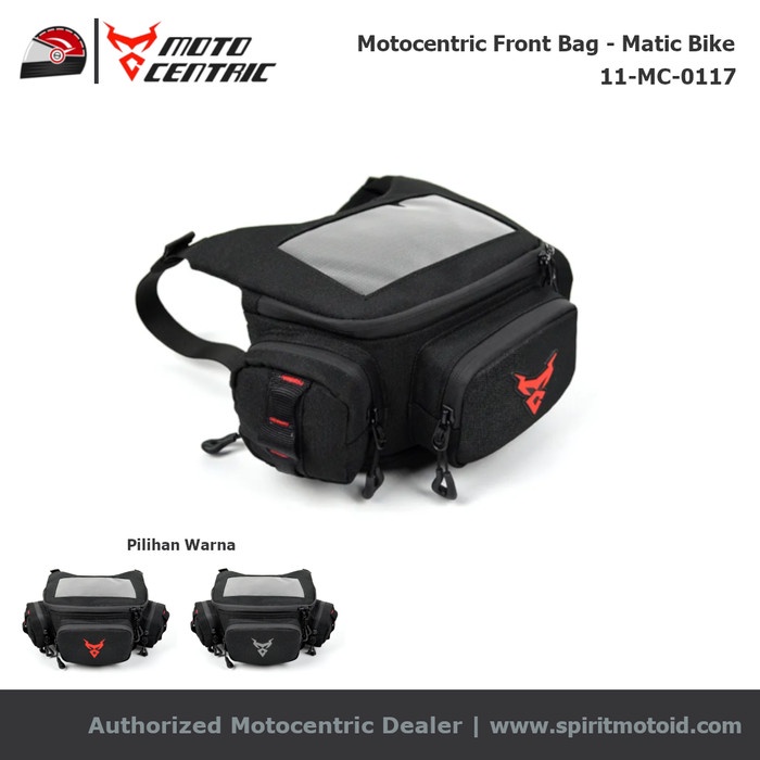 Motocentric Front Bag with Phone Holder Tas Stang Depan Motor Matic