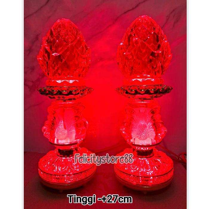LAMPU LED SEMBAHYANG MODEL MERAK SHIENTO LAMPU SEMBAHYANG LED MERAK SHIENTO LAMPU KRISTAL LED