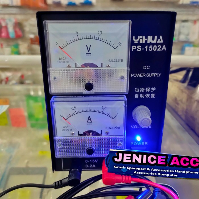 BEBAS ONGKIR - POWER SUPPLY YIHUA 1502A ANALOG+KABEL/PSU 1502A YIHUA KABEL