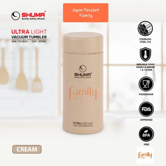 JTTOP" SHUMA TERMOS VACUUM MINI TUMBLER 200ML STAINLESS STEEL