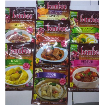 

PROMO SPECIAL bumbu masak BAMBOE aneka bumbu kental gula rawon kare rendang semur