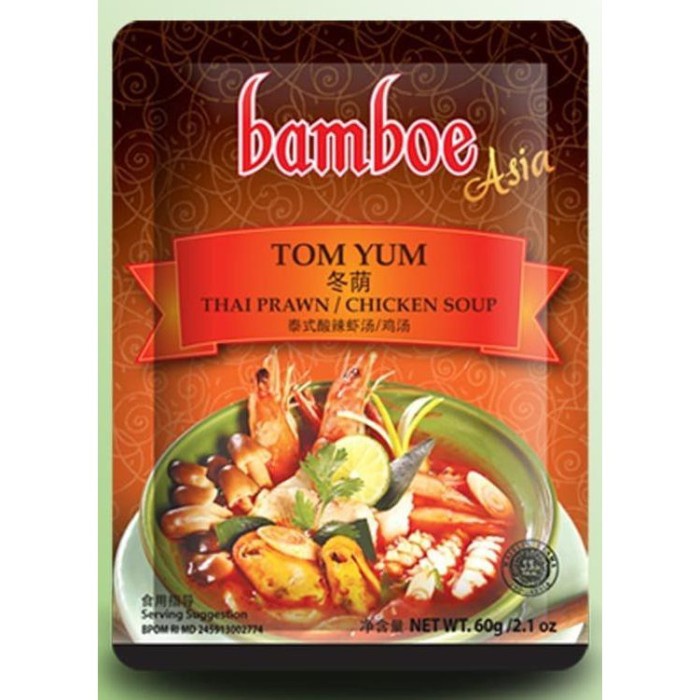 

STOK TERBATAS BAMBOE Bumbu Asia Tom Yum