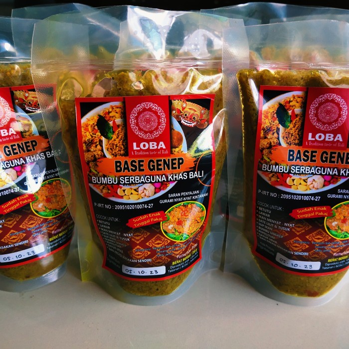 

OBRAL Bumbu Masak Khas Bali / Base Genep LOBA kemasan Refill Standing Pouch