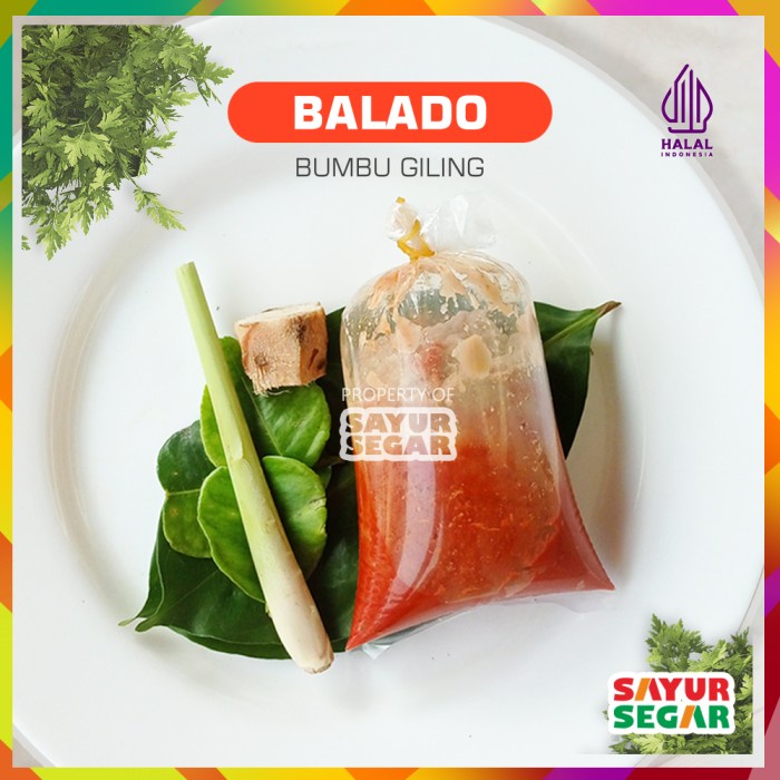 

TERBAIK Bumbu Racik Giling Balado - [1 Pack] Lengkap