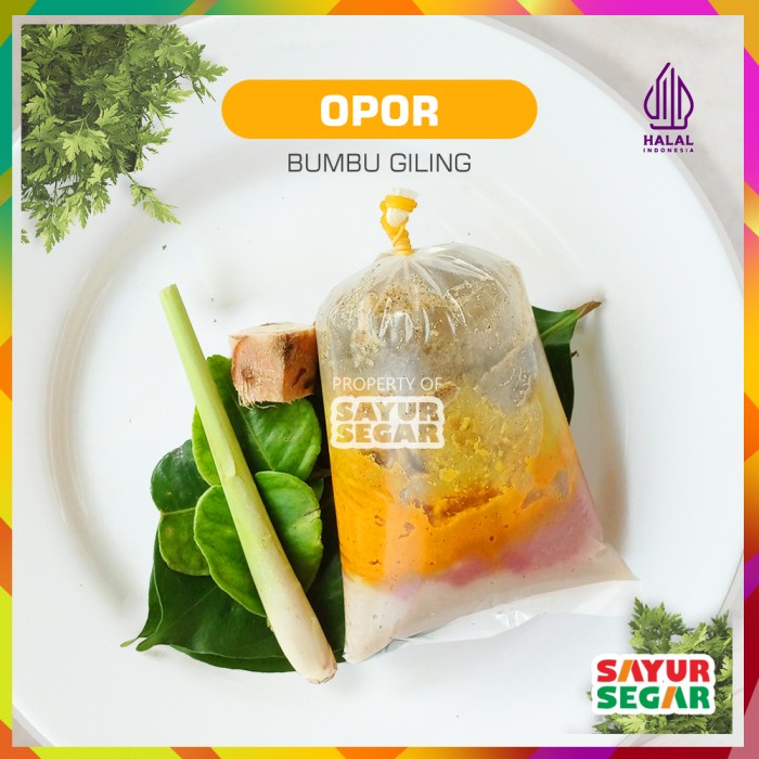 

CUCI GUDANG Bumbu Racik Giling Opor - [1 Pack] Lengkap