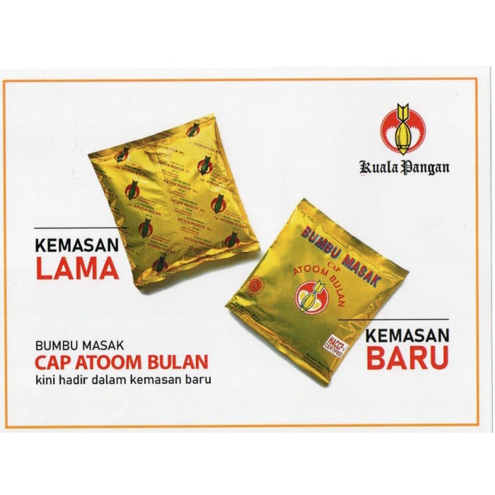 

DISKON Bumbu Masak Cap Atoom Bulan / Atom Bulan (500gr)