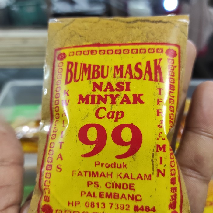 

PRODUK TERBATAS (Bumbu Cap 99) Bumbu nasi minyak kering/bubuk