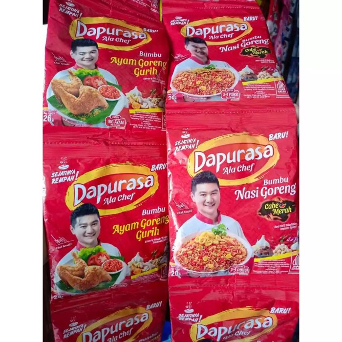 

OBRAL Bumbu Masak Instan Dapurasa ala Chef Arnold- 1 Renceng isi 10 Sachet