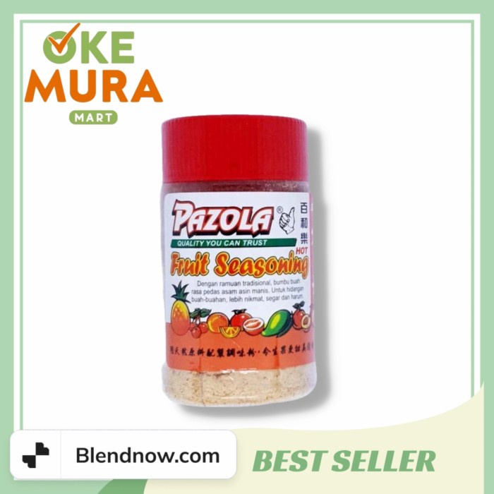 

GRATIS ONGKIR Pazola Bumbu Buah 2 Pilihan Rasa 150gr