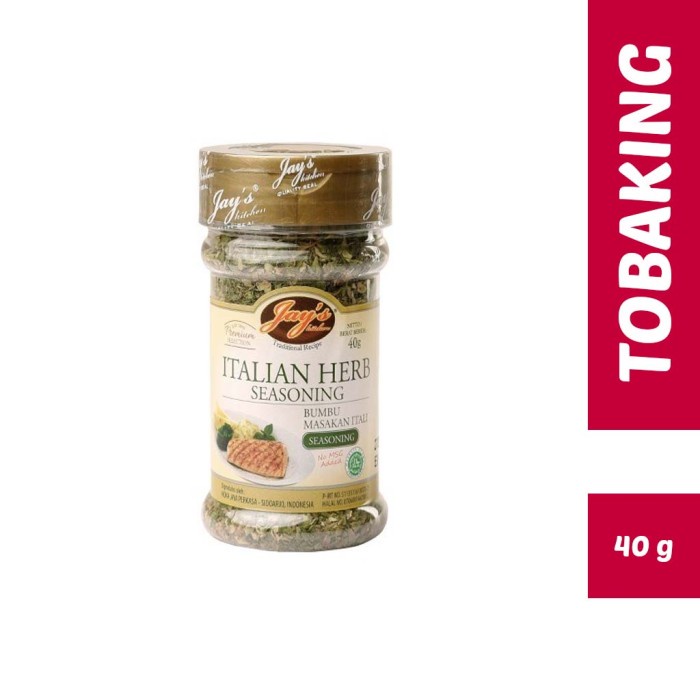 

NEW Jay's Italian Herb Seasoning 40gr / Jays Bumbu Masakan Itali