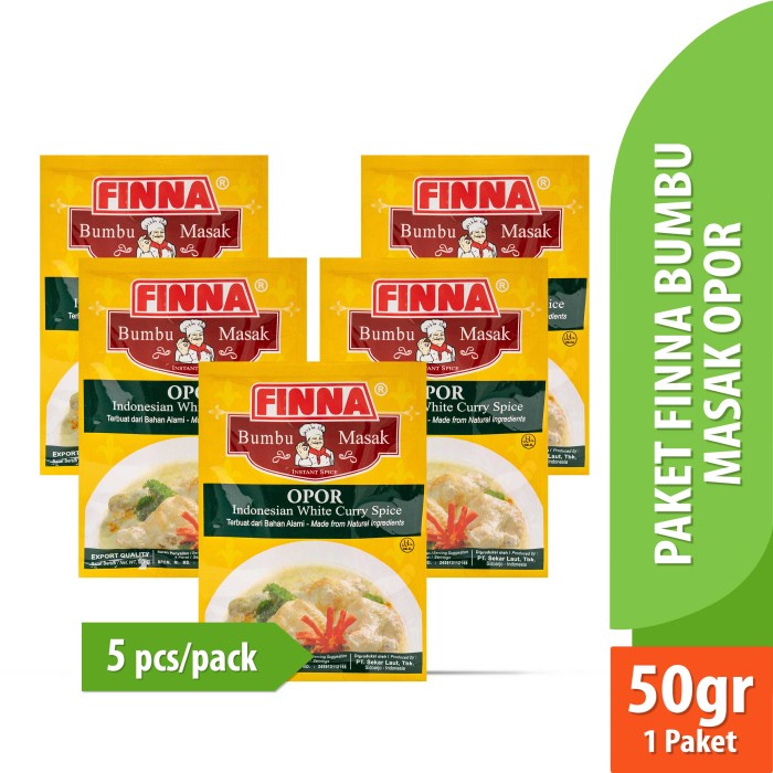 

TERPERCAYA PAKET FINNA BUMBU MASAK OPOR