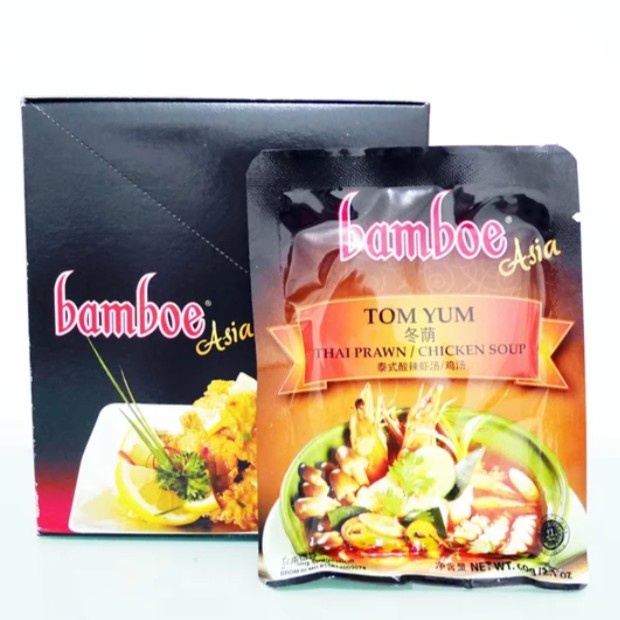 

HEMAT Bumbu Tom Yum Bamboe Asia - Bumbu Tomyam - BoxDus 12 Sachet