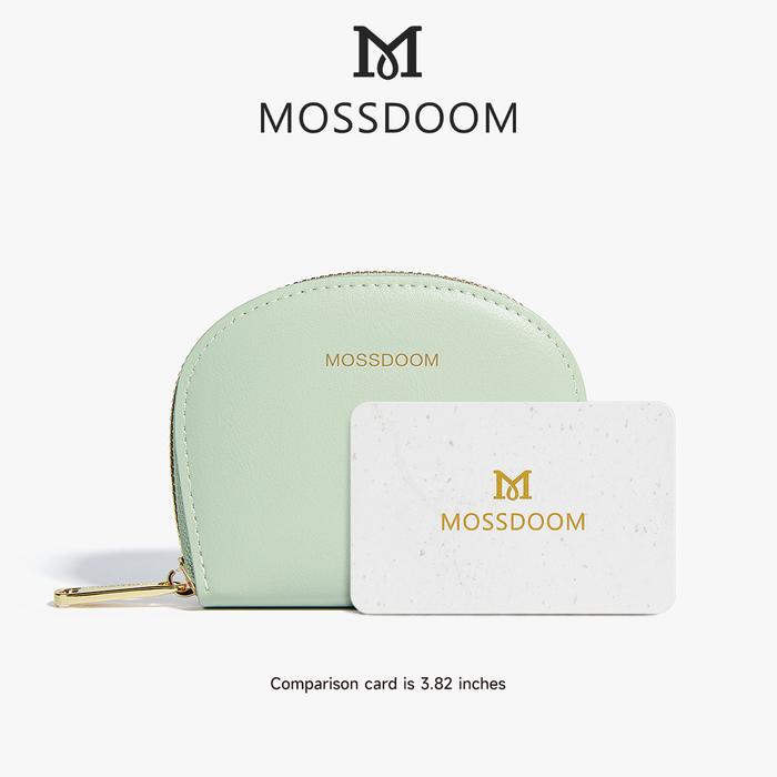 Mossdoom Dompet Kartu Elfrea Card Holder Setengah Bulat Wallet Zip Wanita Pasti Diskon