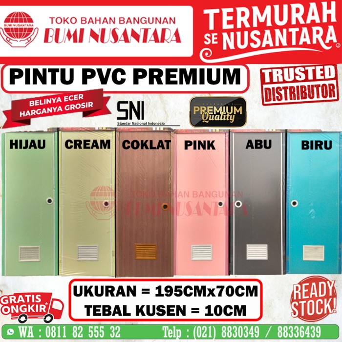 Pintu Kamar Mandi Pvc Pintu Pvc Polos Pintu Wc Plastik Pvc