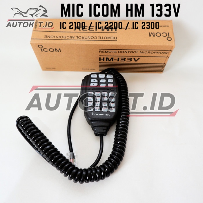 MIC ICOM HM 133V MIK ICOM HM133 HM 133 EXTRAMIC IC 2200 2300 2300H