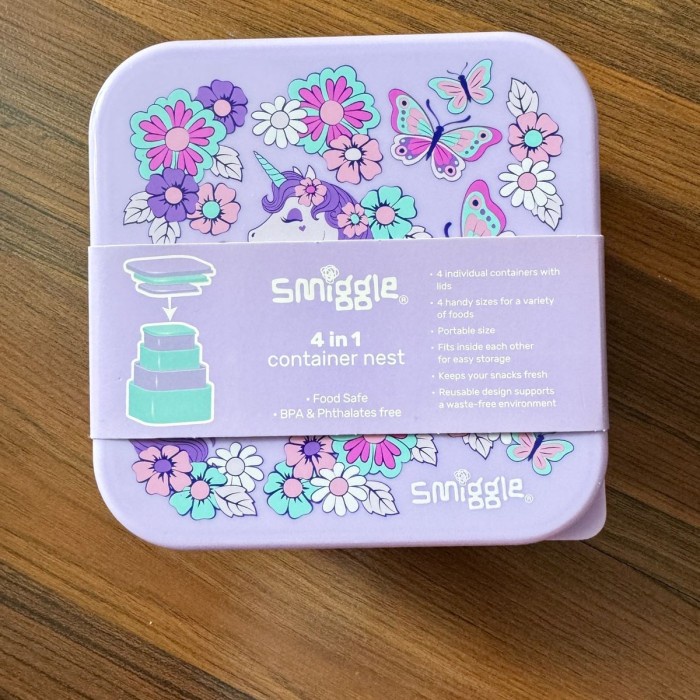 Smiggle original lunchbox kotak makan