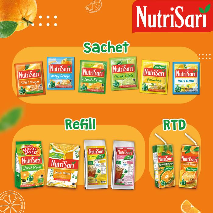 

MILKY PACKAGE - NUTRISARI MILKY PEACH 40 SACHET & MILKY ORANGE 40 SACHET TERMURAH