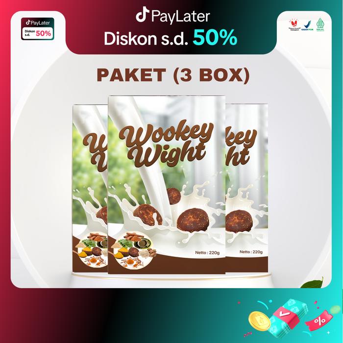 

terbaru !!! susu wookey rasa brown sugar aren paket 3 box ready
