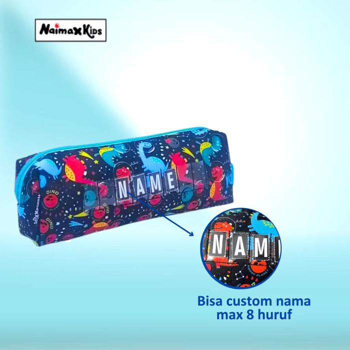 

JTTOP" PENCIL CASE CUSTOM NAMA NAIMAX KIDS PENCIL CASE PREMIUM LAKI LAKI PEREMPUAN ALAT PENSIL