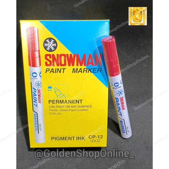 

JTTOP" SNOWMAN SPIDOL PAINT MARKER PERMANEN