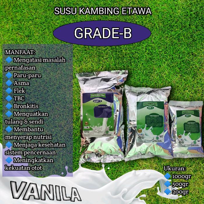

terbaru !!! susu kambing etawa grade-b 1kg,500gr,200gr rasa original ready