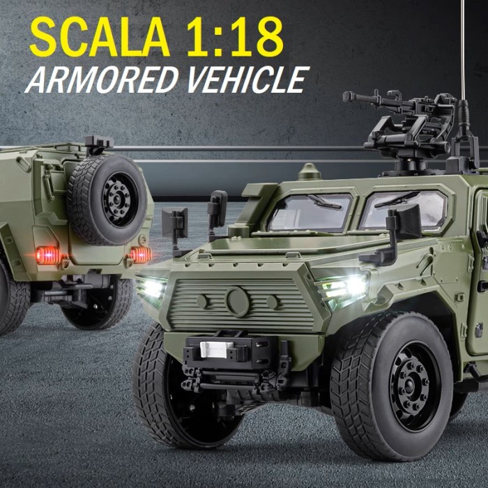 SALE  DIECAST MILITARY DF 1:18 SCALE MILITARY VEHICLE ARMORED ALLOY READYY
