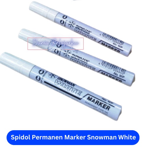 

JTTOP" SPIDOL PERMANEN / PAINT MARKER SNOWMAN WHITE
