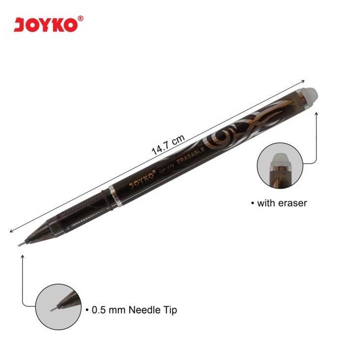 

JTTOP" (1 LUSIN)ERASABLE GEL PEN PULPEN BISA DIHAPUS JOYKO GP-279 SHOKYO
