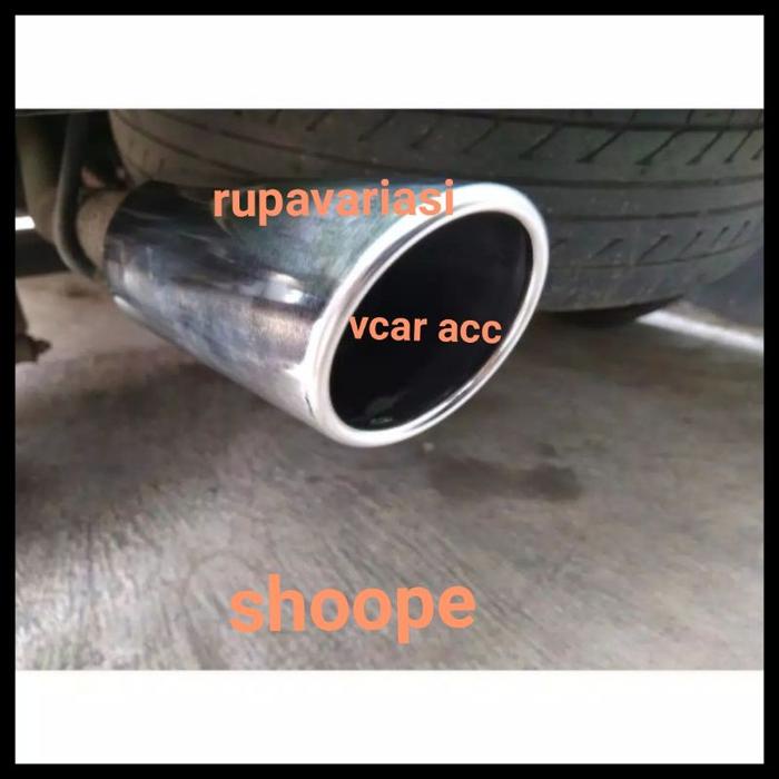 SALE  MUFFLER BUNTUT UJUNG KNALPOT MOBIL TOYOTA AVANZA / XENIA 2004 SAMPAI 2022 MODEL ORISINIL
