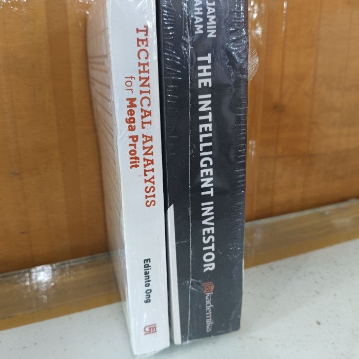 

SALE !!! PAKET 2 BUKU THE INTELLIGENT INVESTOR TECHNICAL ANALYSIS FOR MEGA PROFIT READYY